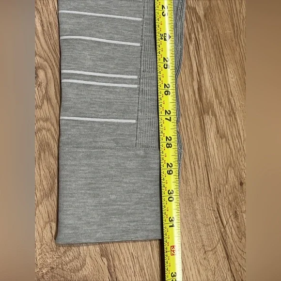 Blanqi Maternity Legging Compression Size L Hipster Cuffed Dove Gray NEW - Picture 13 of 14